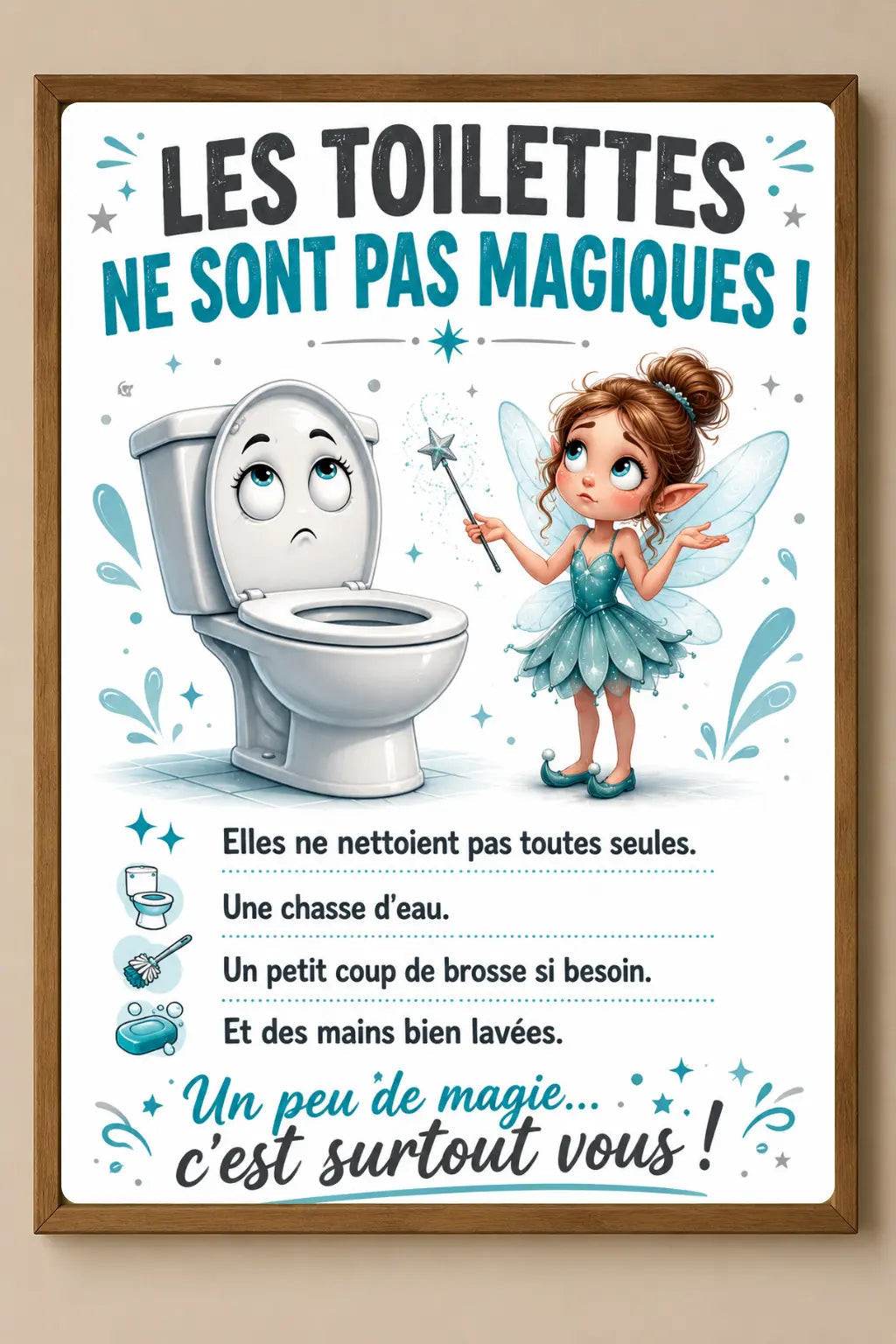 Affiche papier WC : pourquoi choisir une plaque métal personnalisée à la place ? - Ploy'Art 