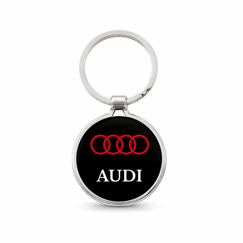 Porte-clé métal voiture audi - gravure personnalisée en option