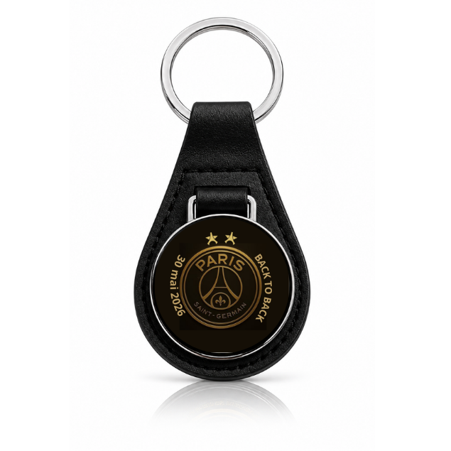 Porte-Clé Simili Cuir Supporter Football – Cadeau Fan de Foot