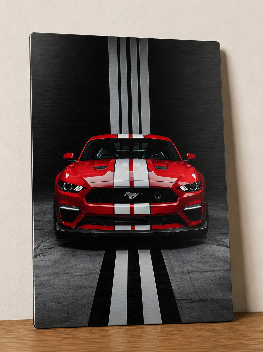 plaue métal ford mustang