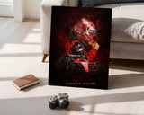 Decoration metal murale Charles Leclerc F1 – Affiche aluminium