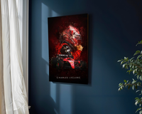 Decoration metal murale Charles Leclerc F1 – Affiche aluminium