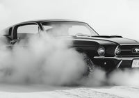 Affiche aluminium A4 – Ford Mustang Fastback - Ploy - art