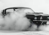 Affiche aluminium A4 – Ford Mustang Fastback - Ploy - art