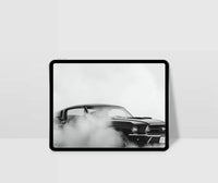 Affiche aluminium A4 – Ford Mustang Fastback - Ploy - art