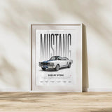 Affiche aluminium voiture de sport - Ploy - art