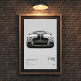 Affiche aluminium – Voiture de luxe personnalisée - Ploy - art