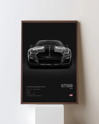 Affiche voiture de sport – Ford Mustang Shelby GT500 - Ploy - art