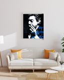 Plaque metal decorative – Portrait artistique