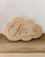 Plaque de Porte Enfant Personnalisable en Bois - - Vignette | Ploy-Art -gravure&amp;sublimation-