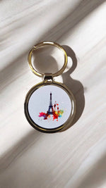 Porte-clé Paris - - Vignette | Ploy-Art -gravure&amp;sublimation-