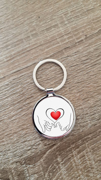 Porte-cle personnalise – Idee Saint-Valentin 2026, symbole amour
