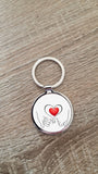 Porte-cle personnalise – Idee Saint-Valentin 2026, symbole amour