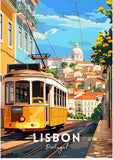 poster lisbonne funiculaire