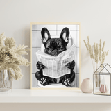 tableau bouledogue français - Ploy - art