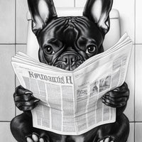 tableau bouledogue français - Ploy - art