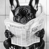 tableau bouledogue français - Ploy - art