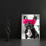 tableau bouledogue français - Ploy - art