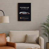 Une affiche voiture de sport haut de gamme sur plaque aluminium - Ploy - art