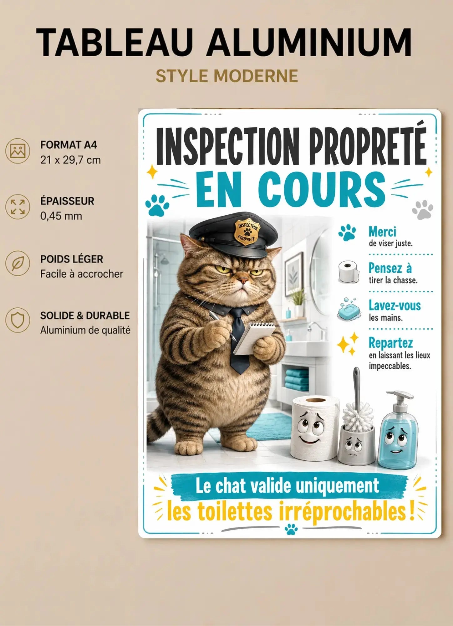 affiche humour wc