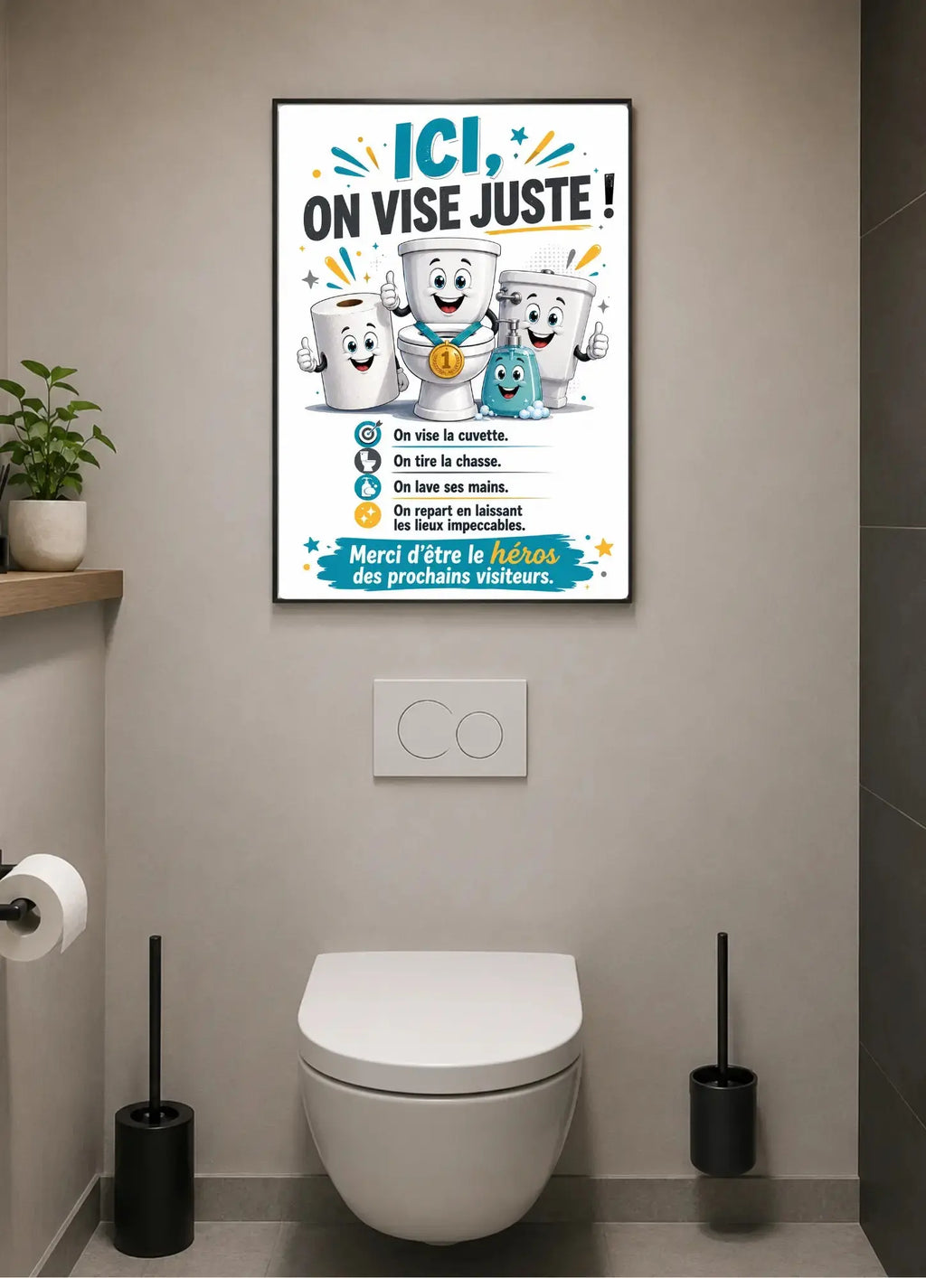poster métaml humour wc