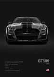 Affiche voiture de sport – Ford Mustang Shelby GT500 - Ploy - art