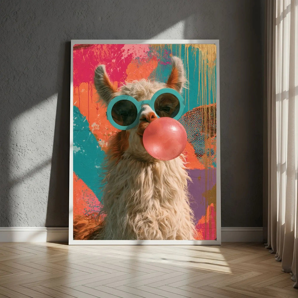 affiche numéique pop art