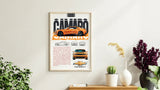 Affiche voiture de sport – Chevrolet Camaro Gen 5 - Ploy - art