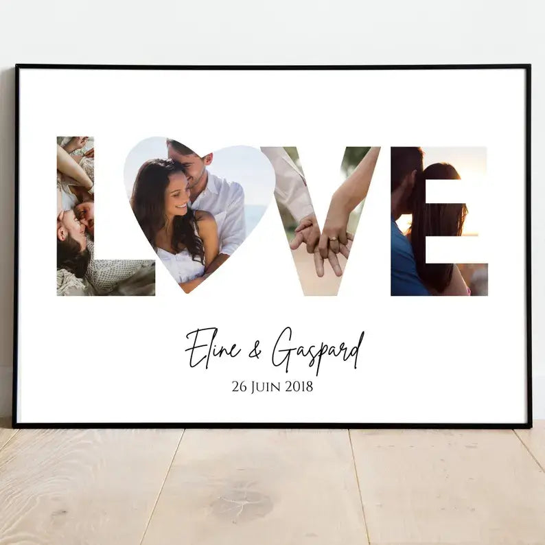 LOVE, un cadeau Saint-Valentin unique pour les amoureux - Ploy-Art -gravure&sublimation-