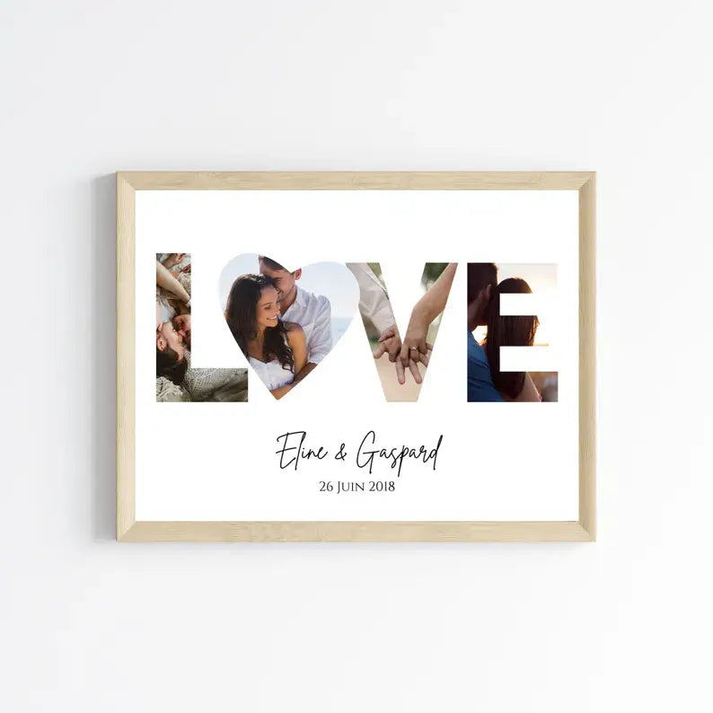 LOVE, un cadeau Saint-Valentin unique pour les amoureux - Ploy-Art -gravure&sublimation-