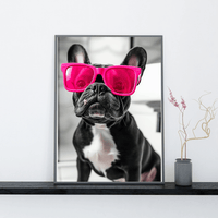 tableau bouledogue français - Ploy - art