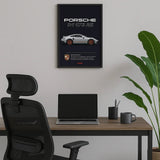 Une affiche voiture de sport haut de gamme sur plaque aluminium - Ploy - art