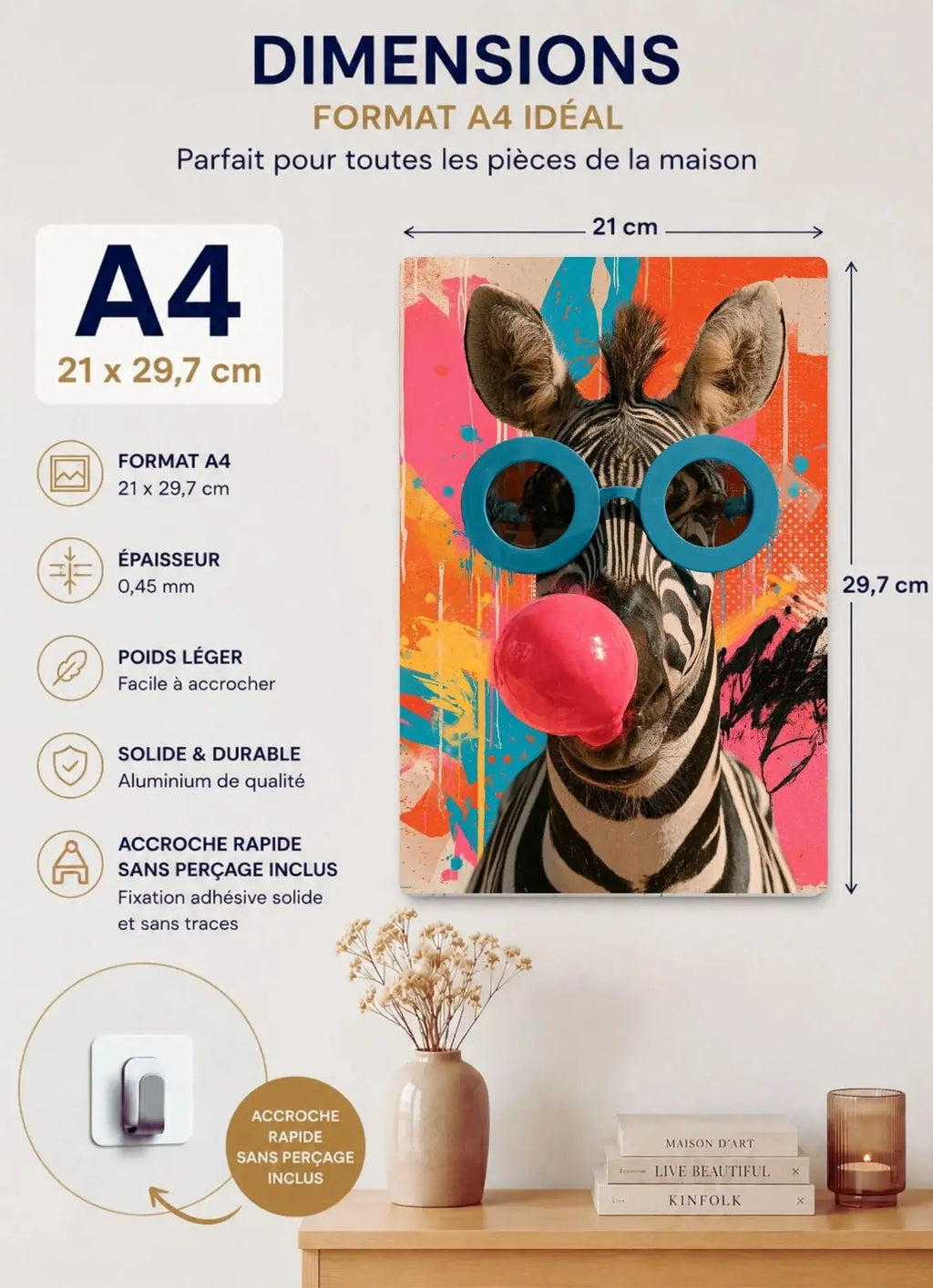 descriptif plaque métal personnalisée