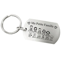 porte - clé personnalisé Famille - Ploy - art