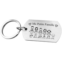 porte - clé personnalisé Famille - Ploy - art
