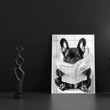 tableau bouledogue français - Ploy - art