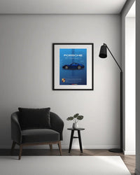 Affiche voiture de sport par sublimation– Porsche 911 Carrera S - Ploy - art