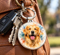 Porte Clé Personnalisé Photo Animal – Aquarelle, Fusain ou Pop Art