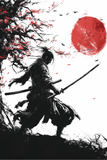 Tableau Guerrier Samouraï Japonais - Ploy - art