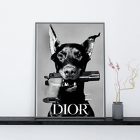 Tableau déco mural Doberman Dior - Ploy - art
