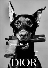 Tableau déco mural Doberman Dior - Ploy - art